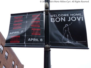 Bienvenue à Bon Jovi au Prudential Center, Newark, New Jersey, États-Unis (7 avril 2018)